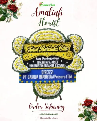 Papan Bunga Duka di Pandesari