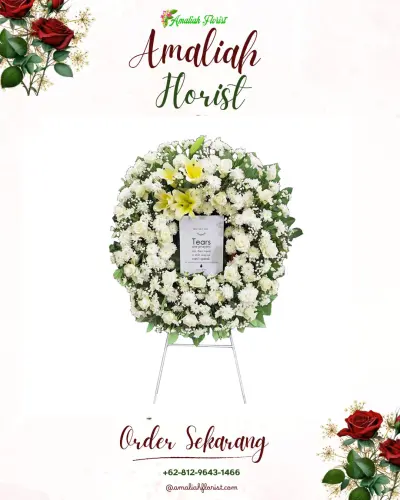Krans Bunga Duka Cita di Pandesari